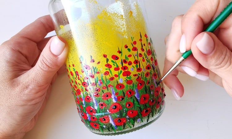 Can You Use Acrylic Paint On Glass   How To Paint Glass With Acrylic Paint 